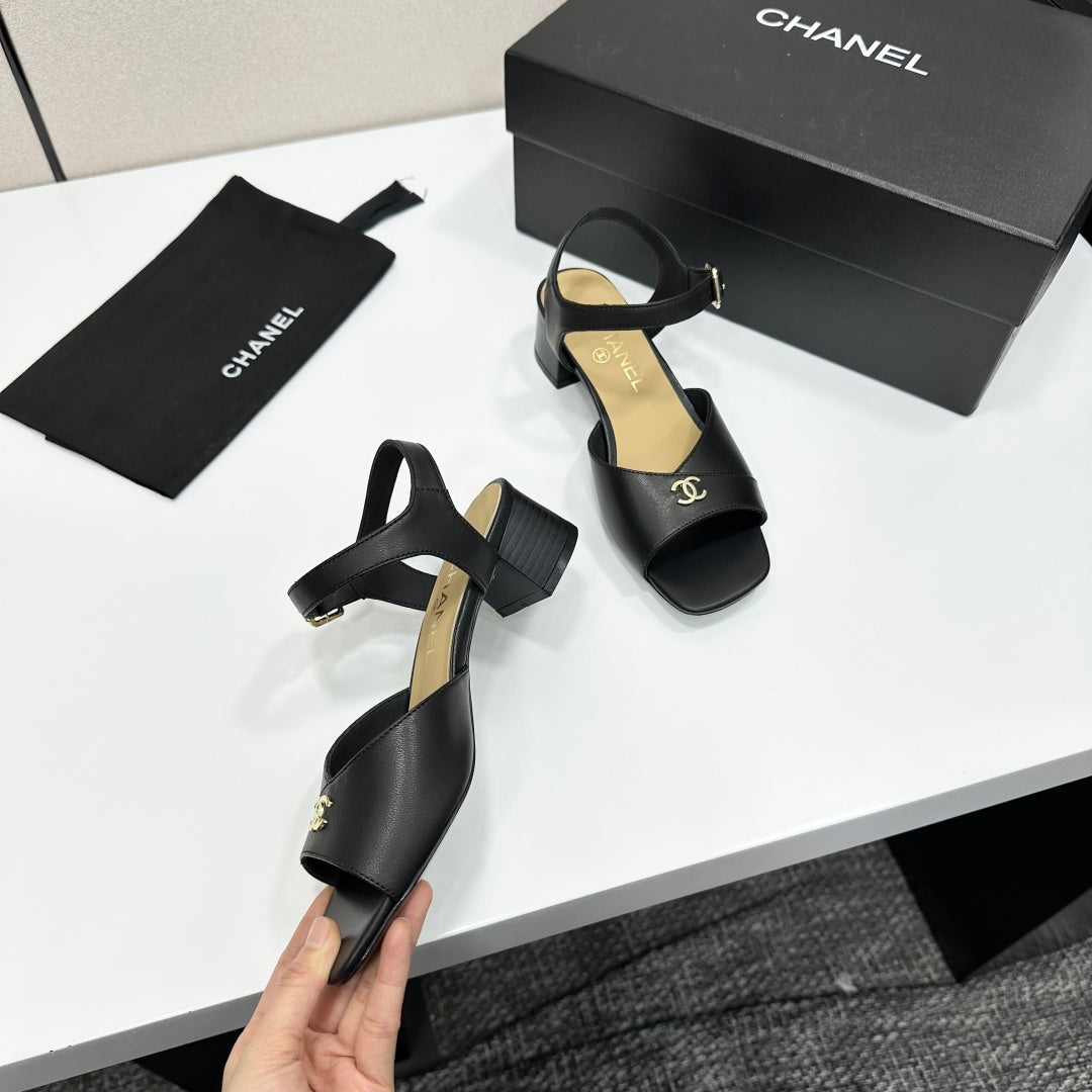 CC 2026 Mary Jane Sandals 45 Black Cowhide 668114