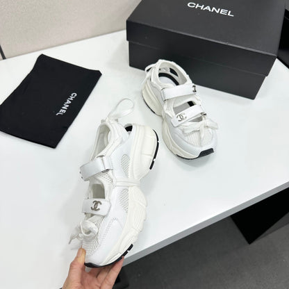 Chanel 2026 Casual Sneakers 30mm Mesh Calfskin 894891