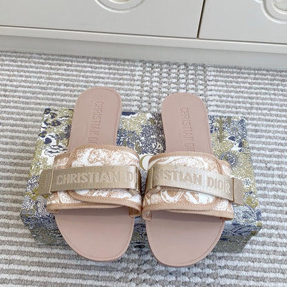 CD 26s Flat Slippers Canvas Rubber 648132