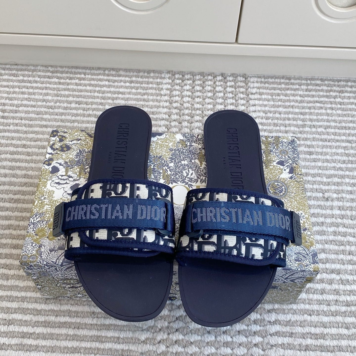 CD 26s Flat Slippers Canvas Rubber 648132