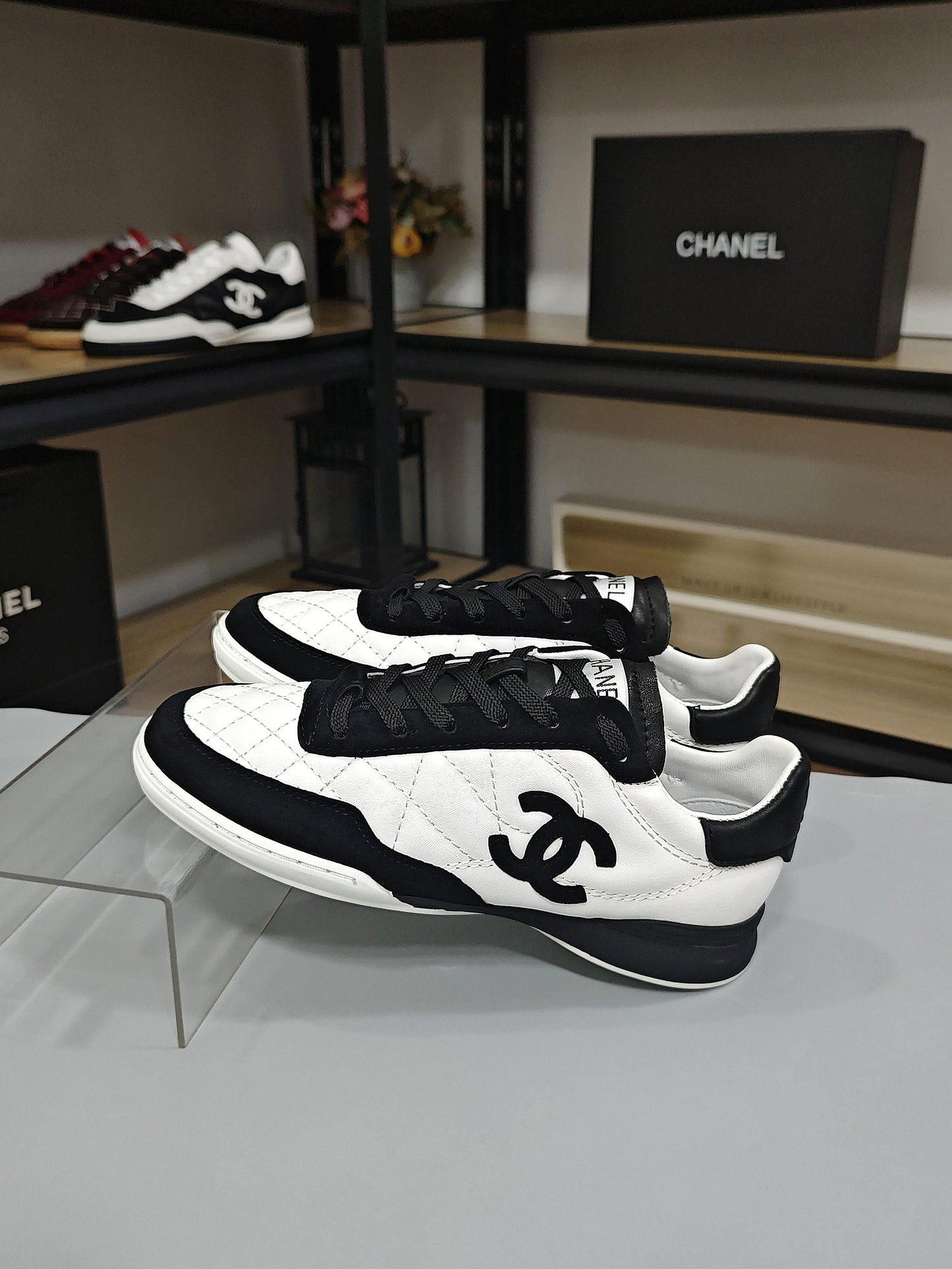 Chanel 2026 German Training Shoes Sheepskin Calfskin Leather 833319