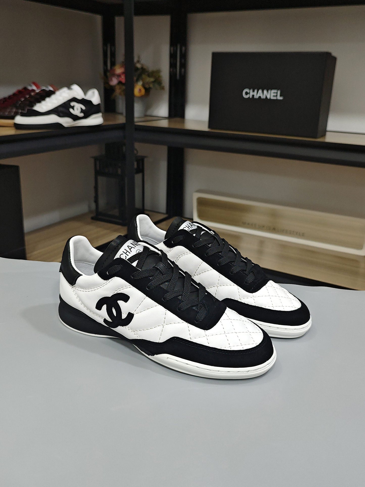 Chanel 2026 German Training Shoes Sheepskin Calfskin Leather 833319
