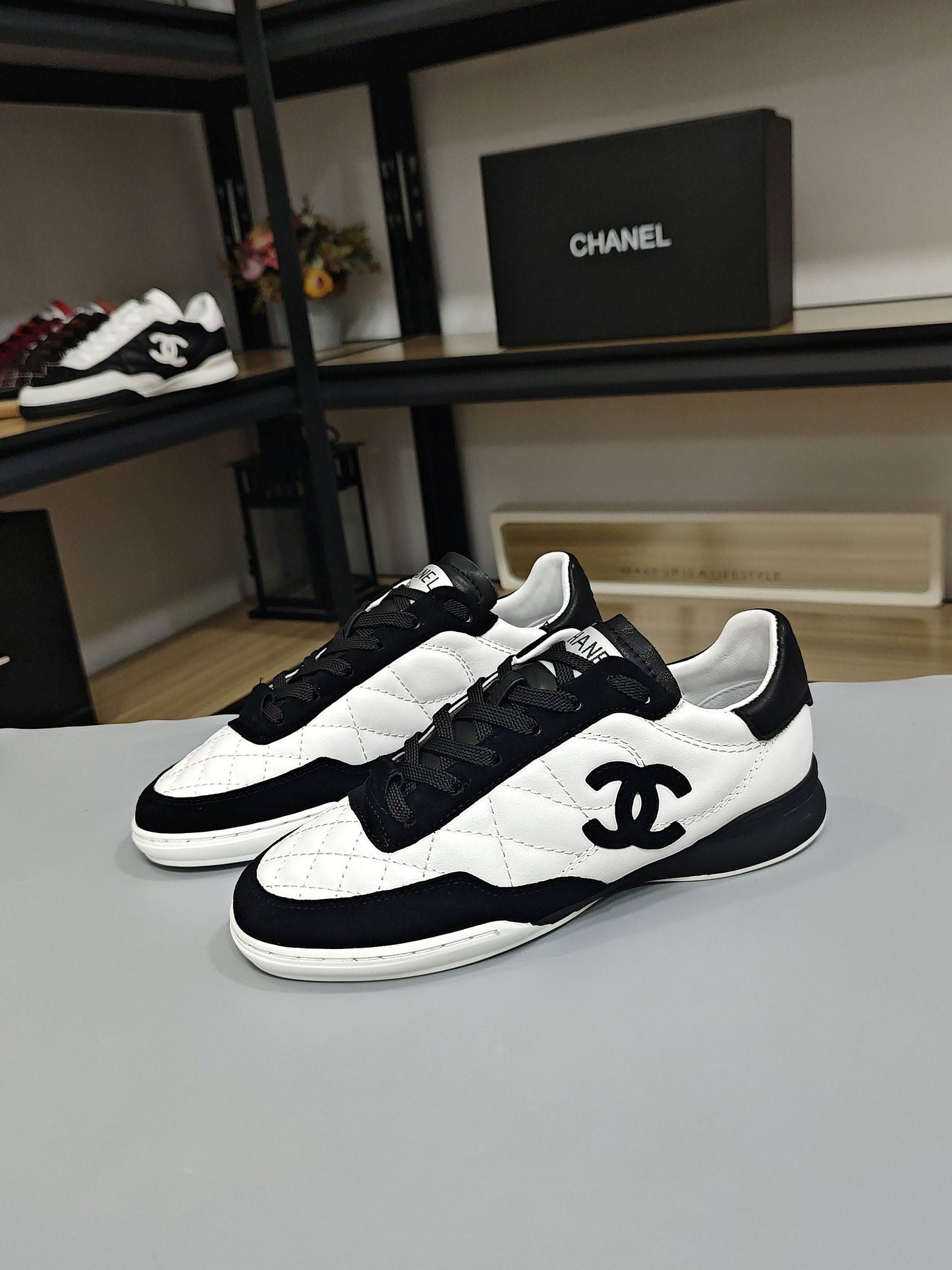 Chanel 2026 German Training Shoes Sheepskin Calfskin Leather 833319