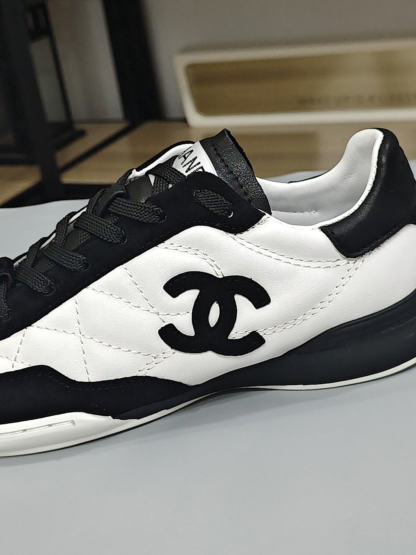 Chanel 2026 German Training Shoes Sheepskin Calfskin Leather 833319