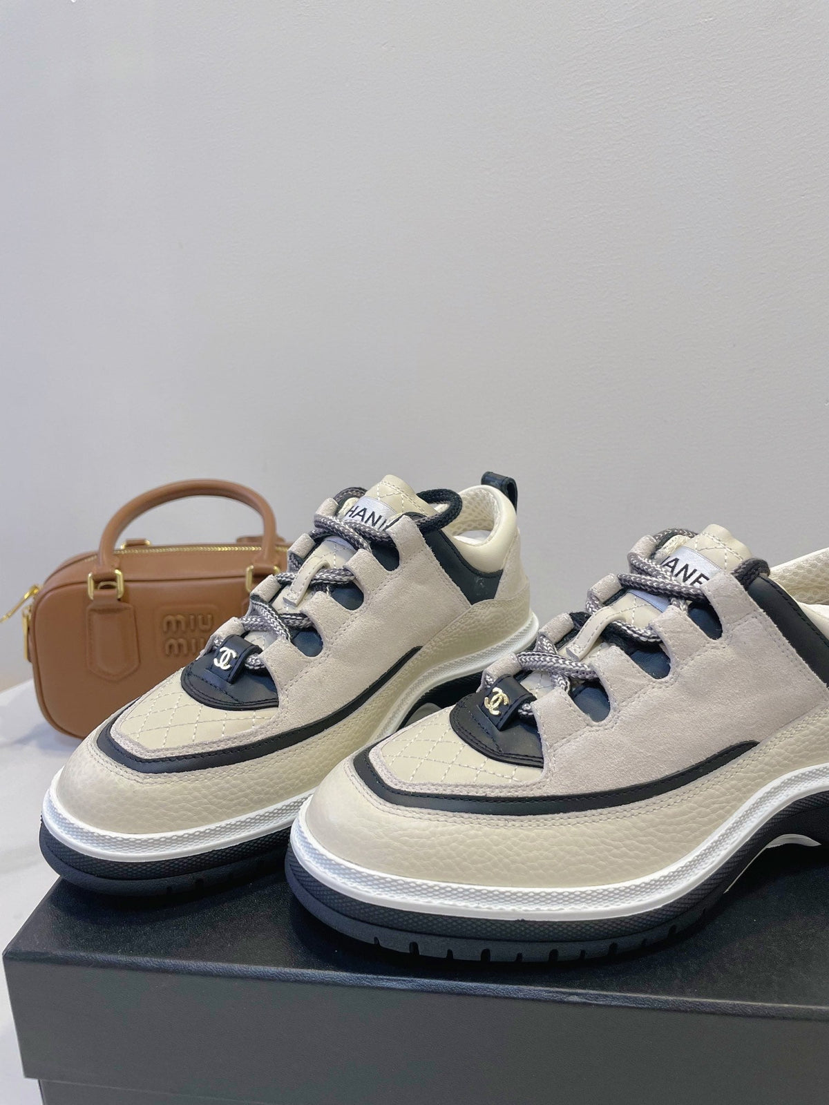 CC Sneaker In Ivory White Cowhide 144772