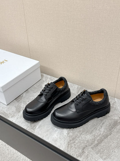 CD 26 Vintage Loafers Black Calfskin 608797