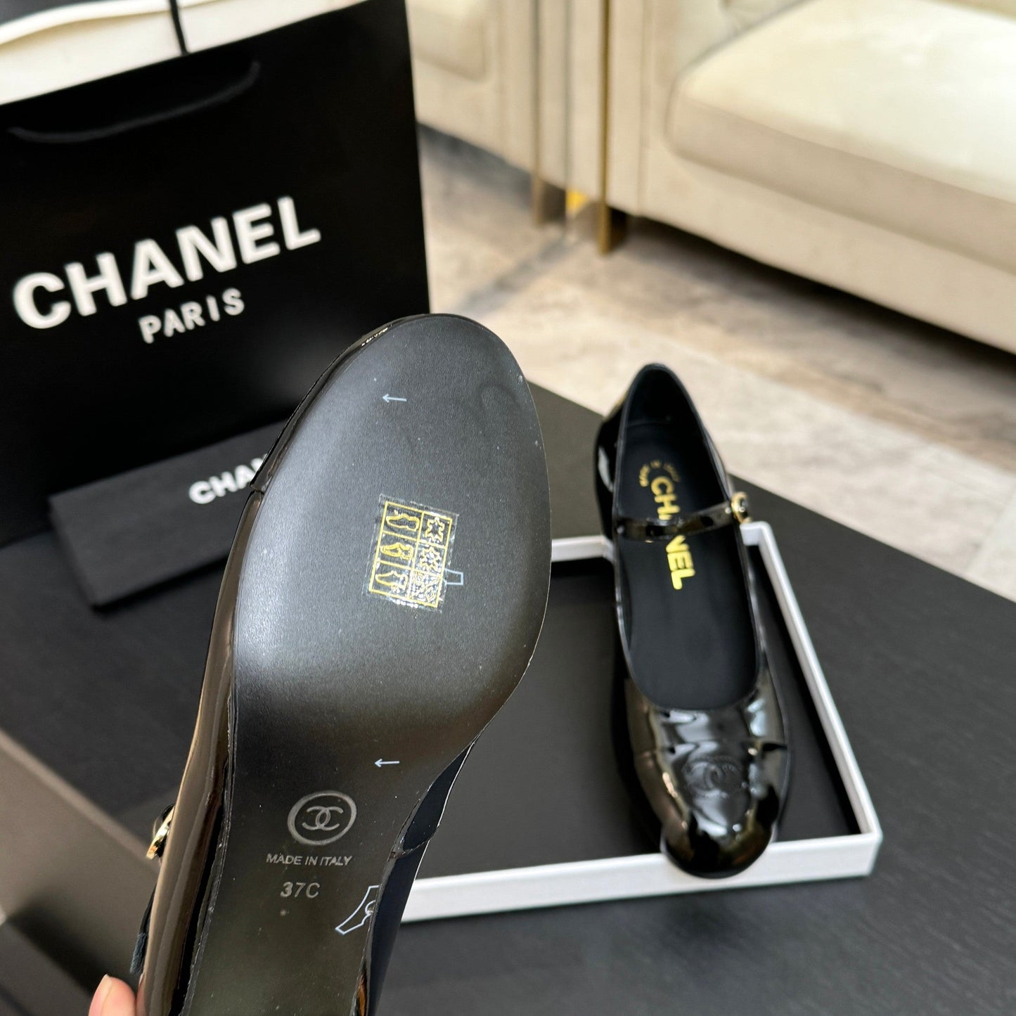 CC 2026 Mary Jane 65  Black Patent Leather  700645