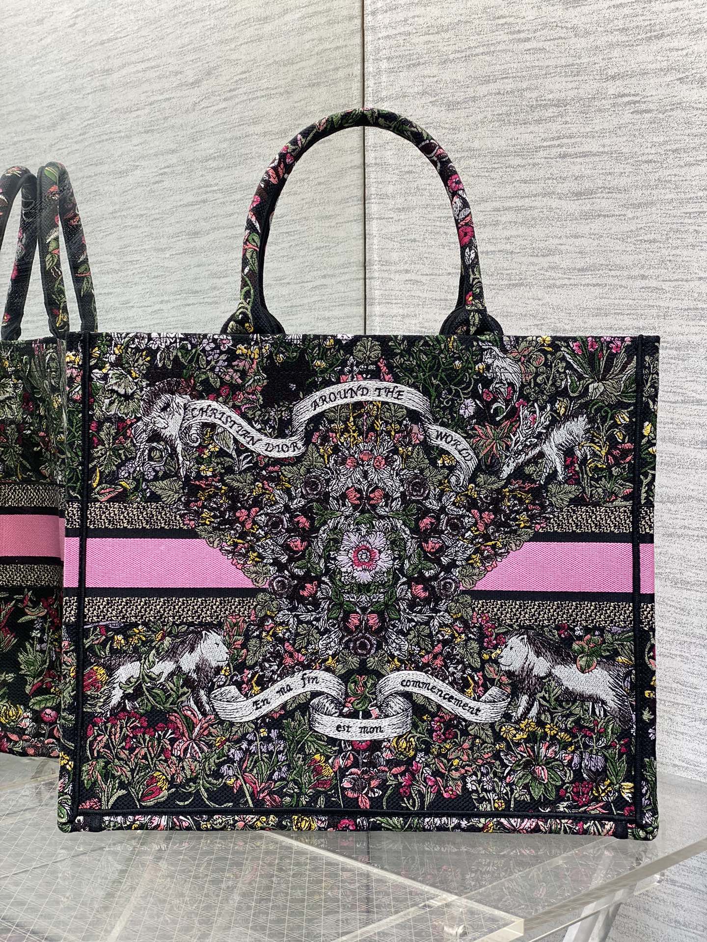 Dior 2026 Around The World Tote Bag Canvas 542528