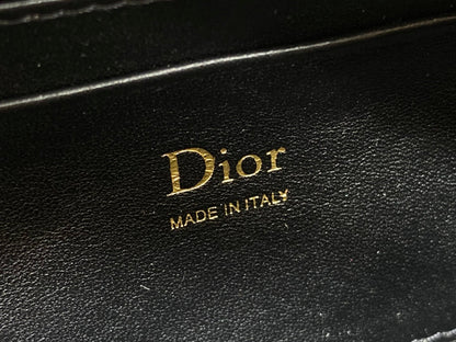 Dior 2026 Bow Pouch 20cm Black Lambskin 284145
