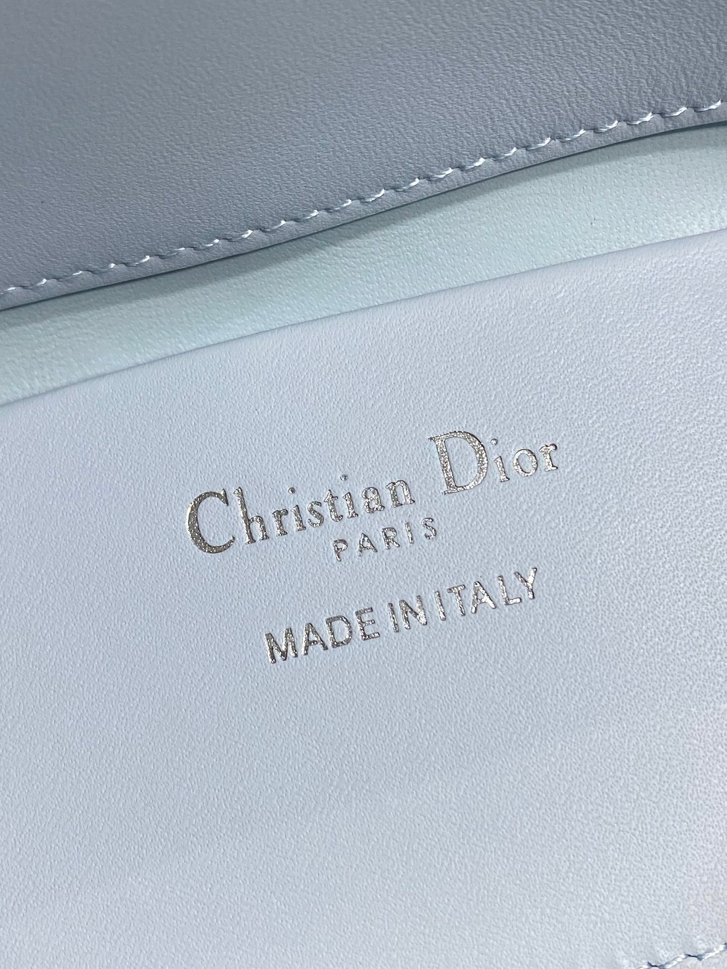 Dior 2026 Toujours Bag 18cm Glacier Blue Calfskin 284152