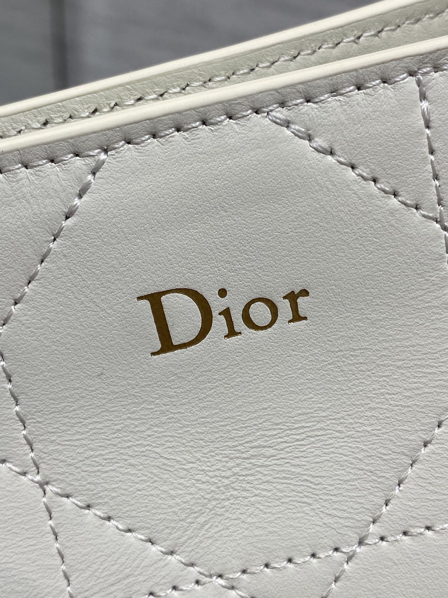 Dior 2026 Trianon Bag 25cm White Lambskin 286604