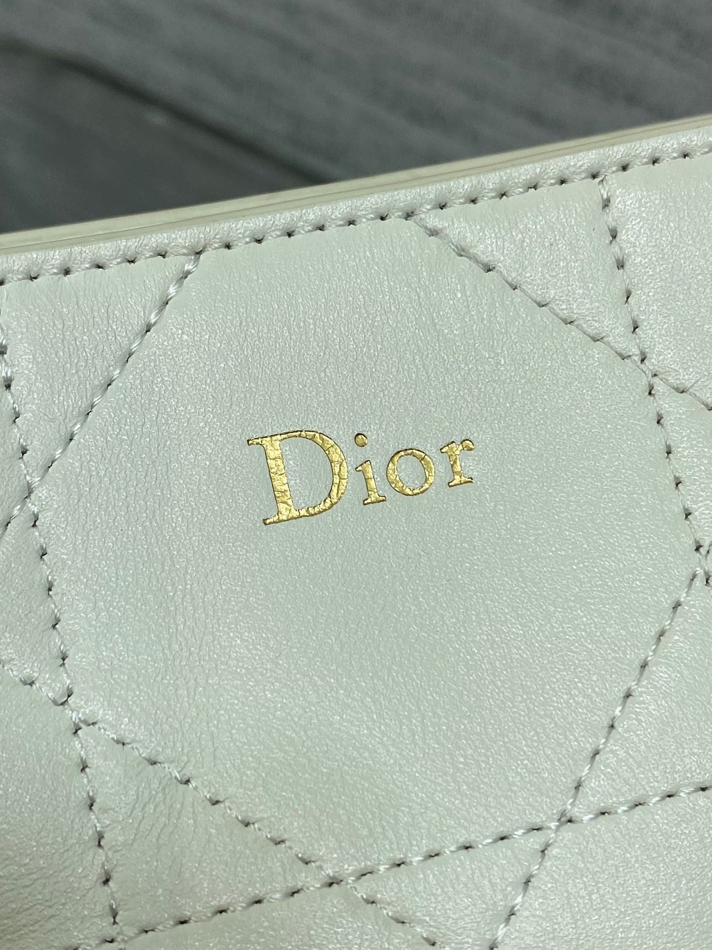 Dior 2026 Trianon Bag 21cm White Lambskin 286606