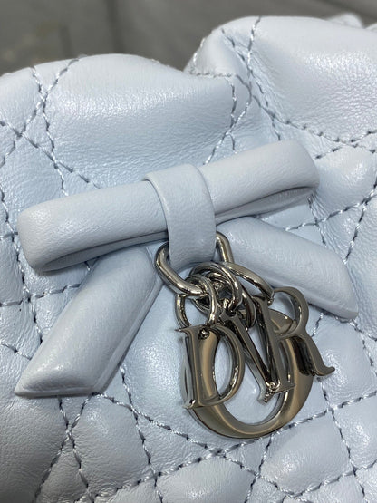 Dior 2026 Bow Adiorable Quilted Lucky Bag 22cm Cannage Lambskin