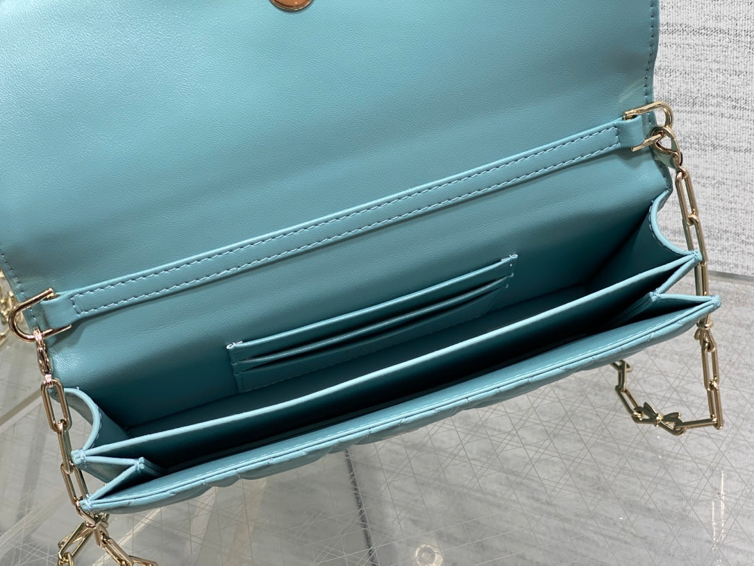 Dior 2026 My Dior Bag Tourmaline Blue Lambskin
