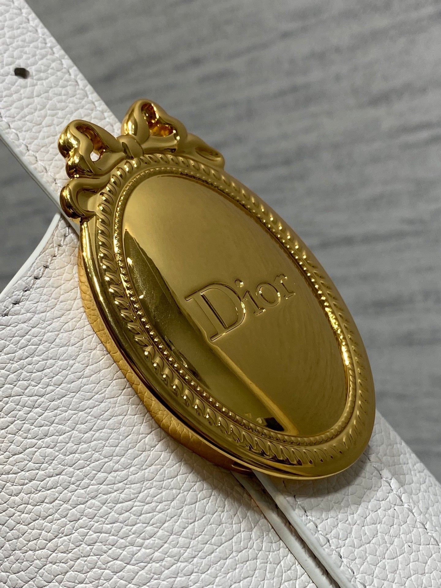 Dior 2026 Medaillon Bucket Bag 26.5cm Grained Cowhide 289070