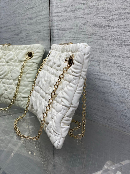 Dior 2026 Crunchy Bag 33cm Cannage Leather 378818