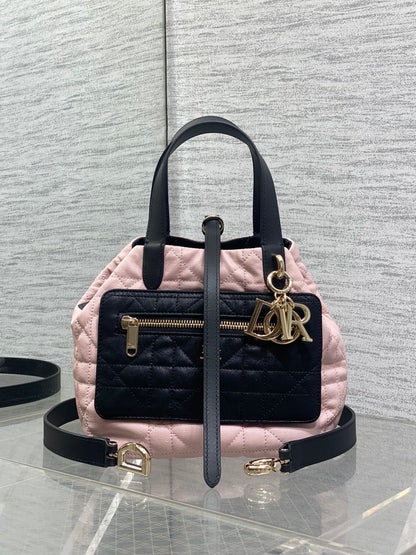 Dior 2026 Toujours Vertical Tote Bag Calfskin