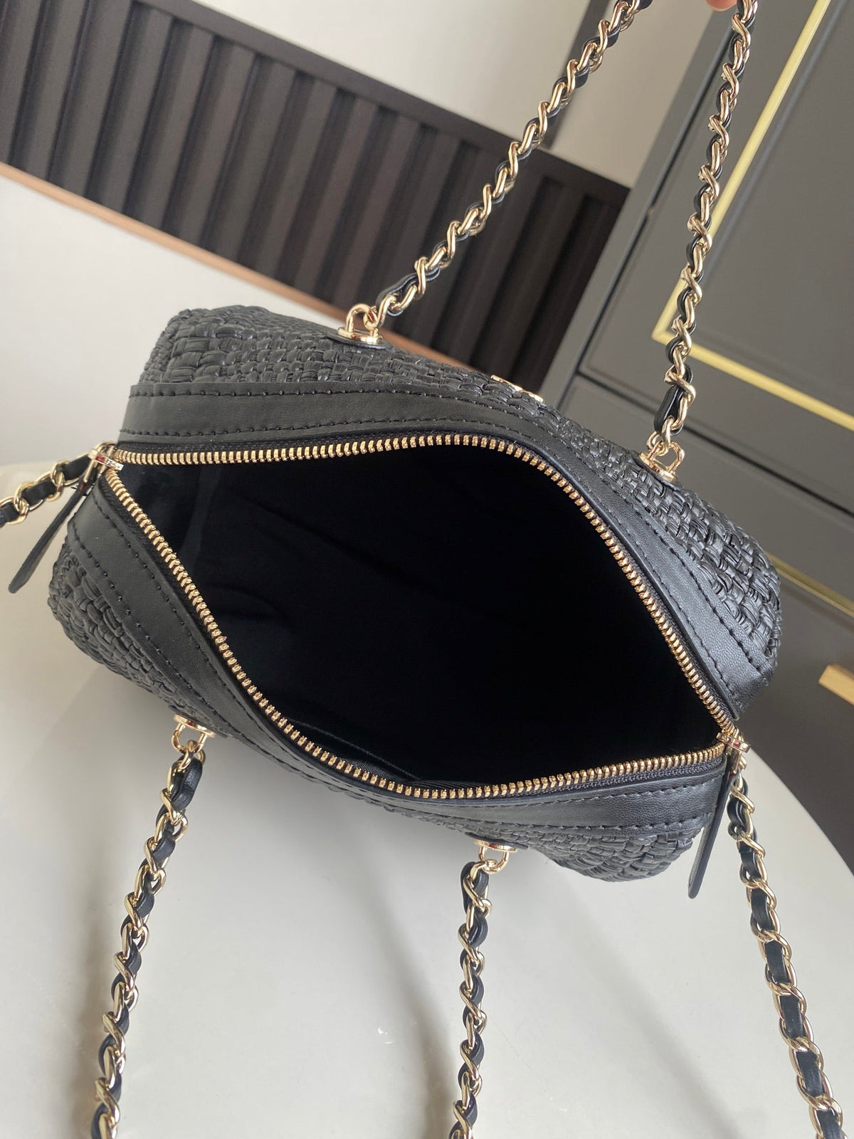 CC 26P AS4474 Mini Bowling Bag 18.5cm Black Woven