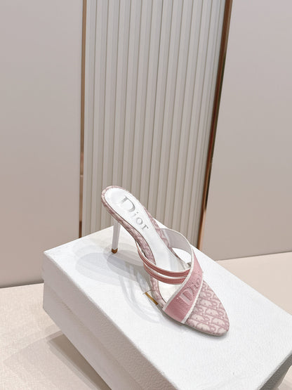 Dior 2026 Monogram Sandal 85mm Canvas Leather 844325