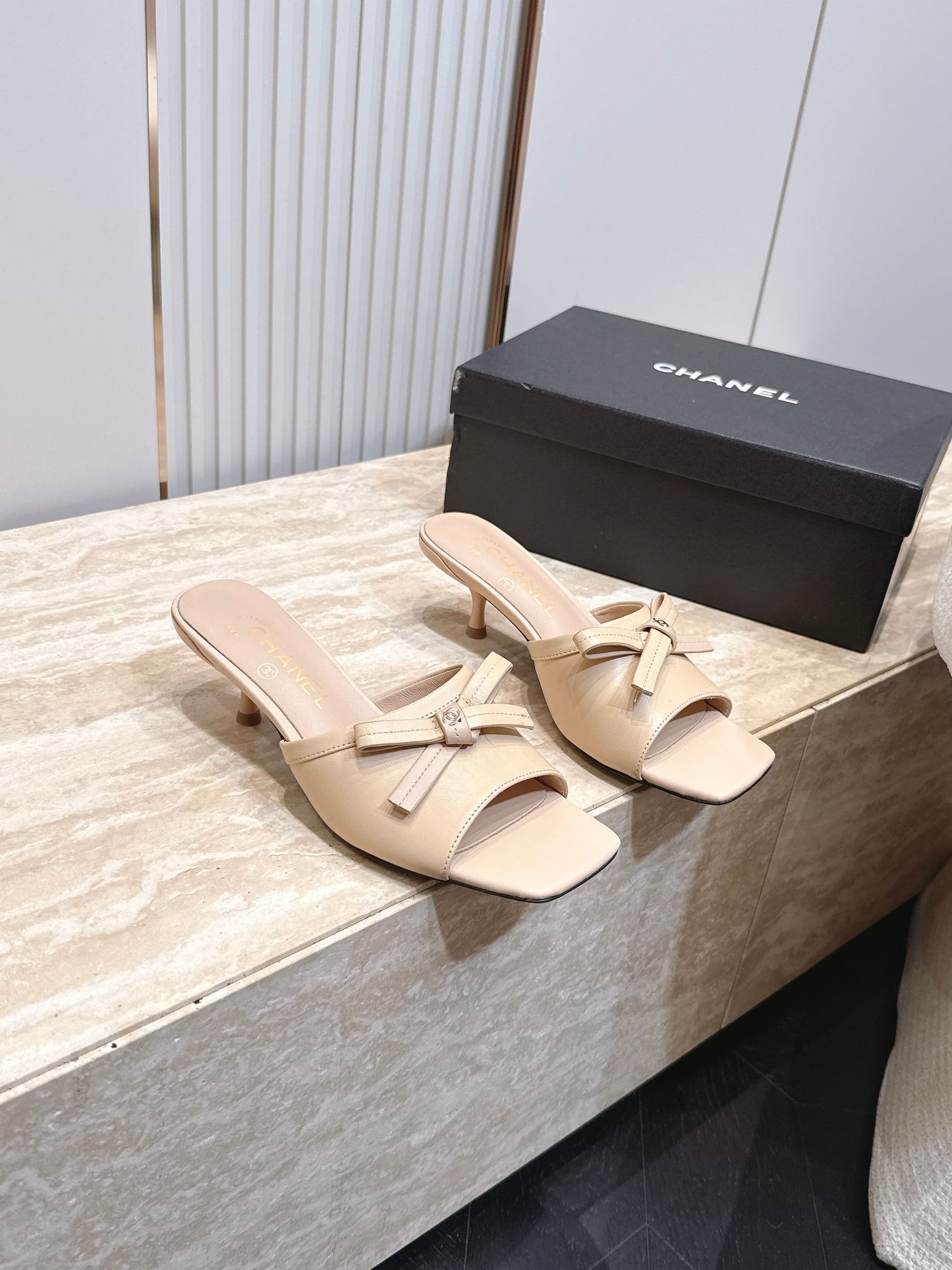 Chanel 2026 Bow Mule 45mm Calfskin 899005