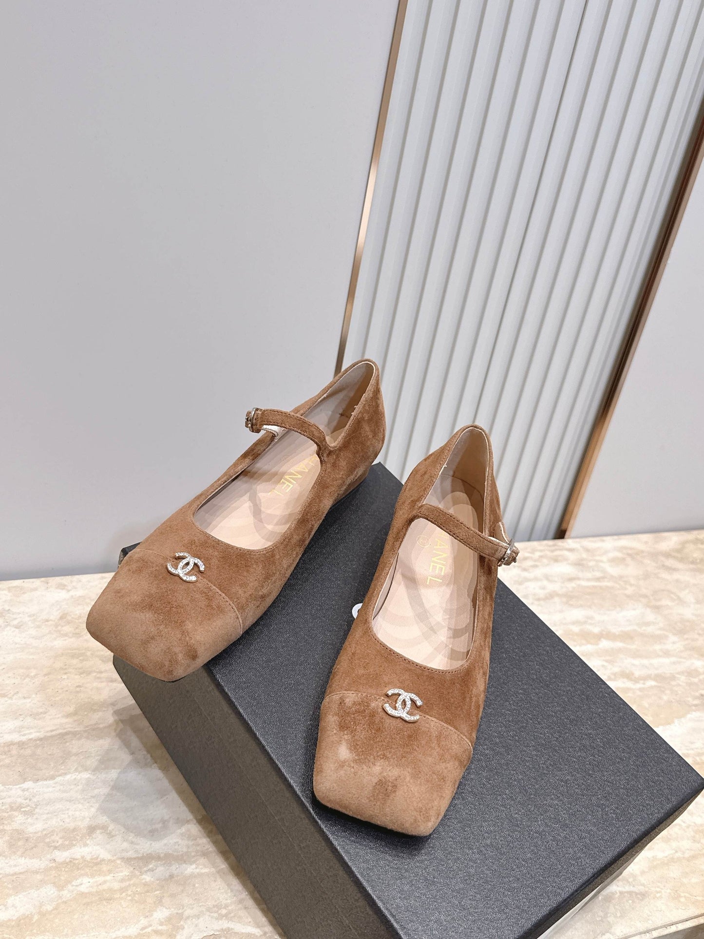 Chanel 2026 Ballet Flat 25mm Suede Calfskin 899012