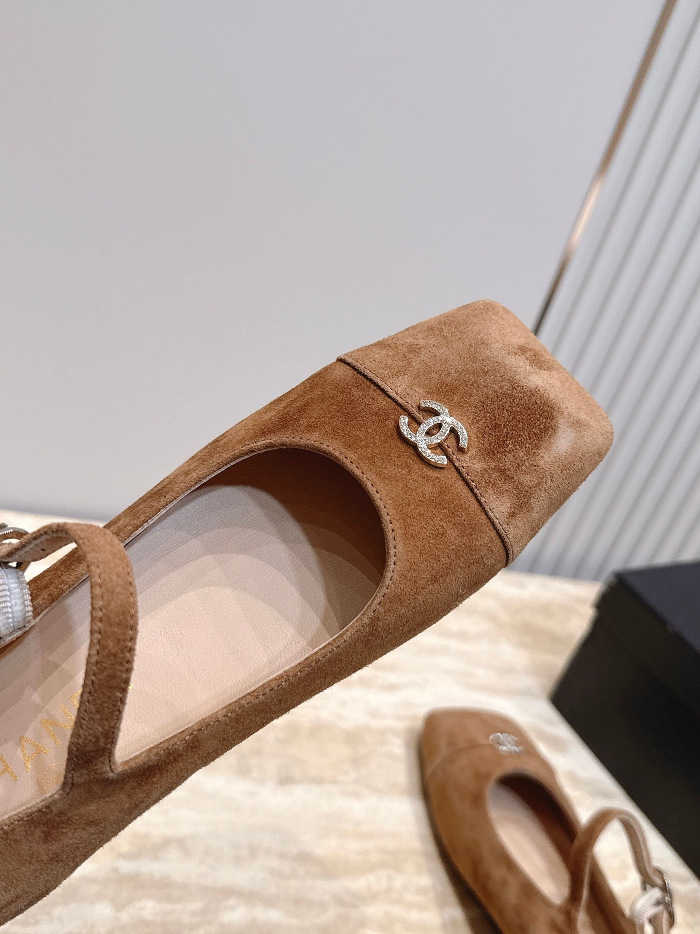 Chanel 2026 Ballet Flat 25mm Suede Calfskin 899012