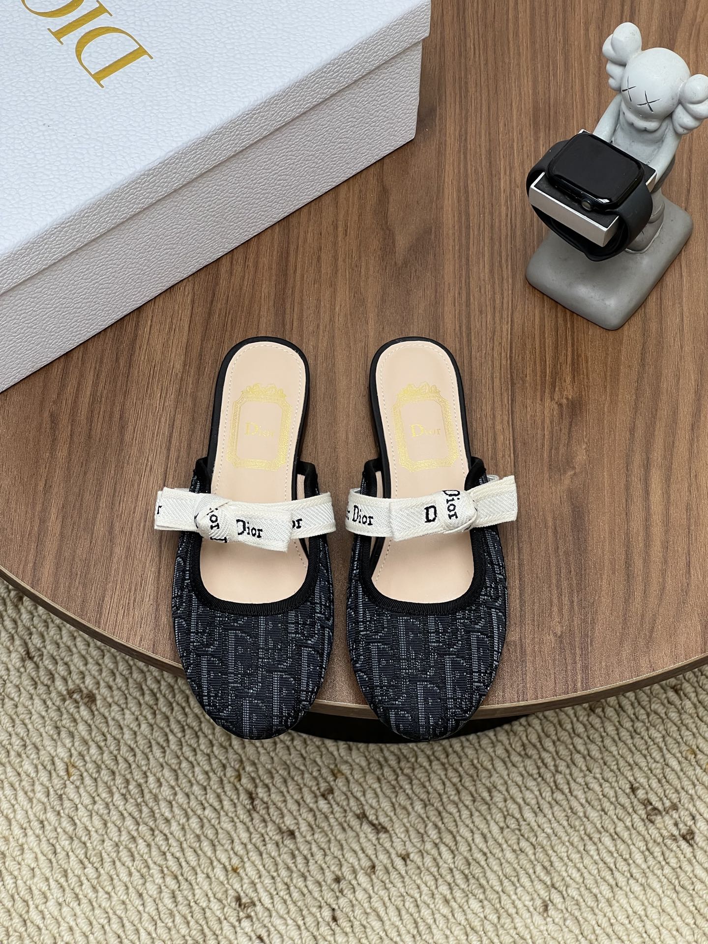 Dior 2026 Bow Mule Fabric Cowhide 846586