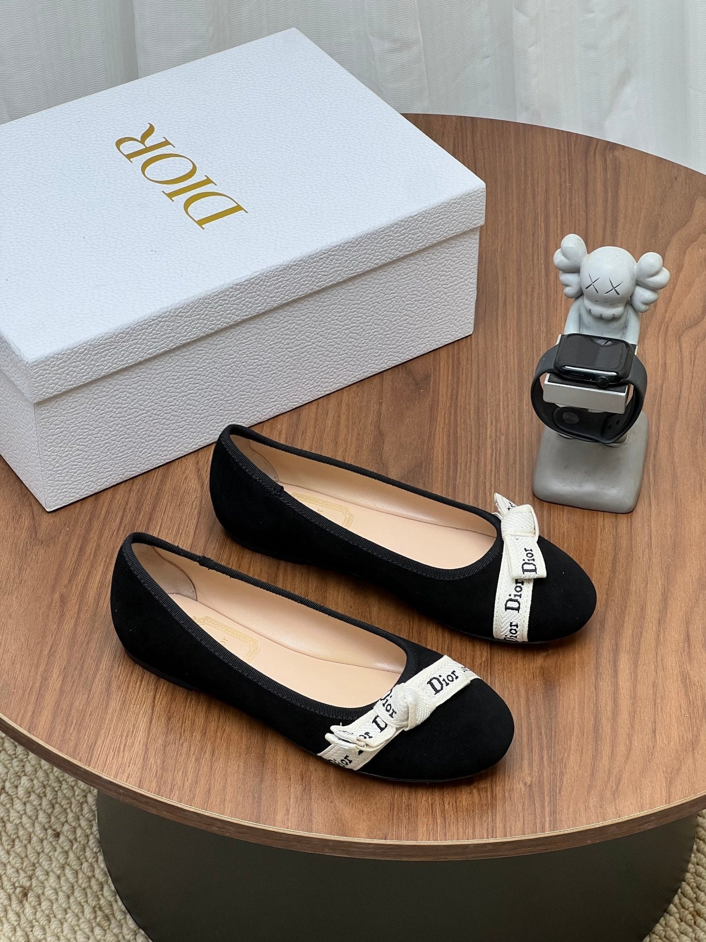 Dior 2026 Ballet Flat Velvet Cowhide 846591