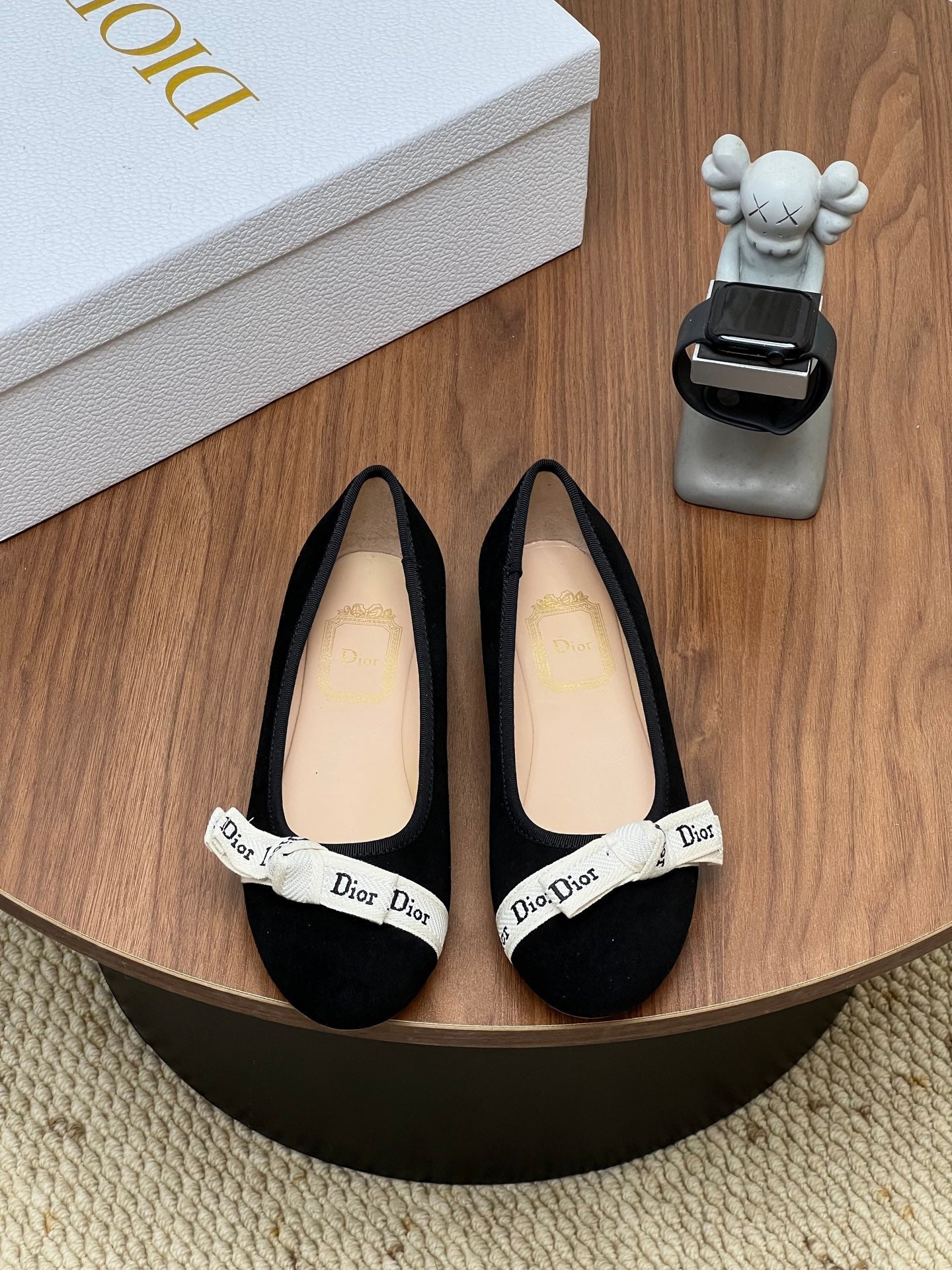 Dior 2026 Ballet Flat Velvet Cowhide 846591