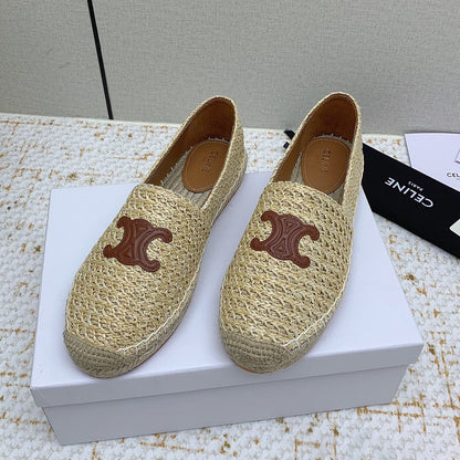 Celine 26 Flat Espadrilles In Tweed 732512