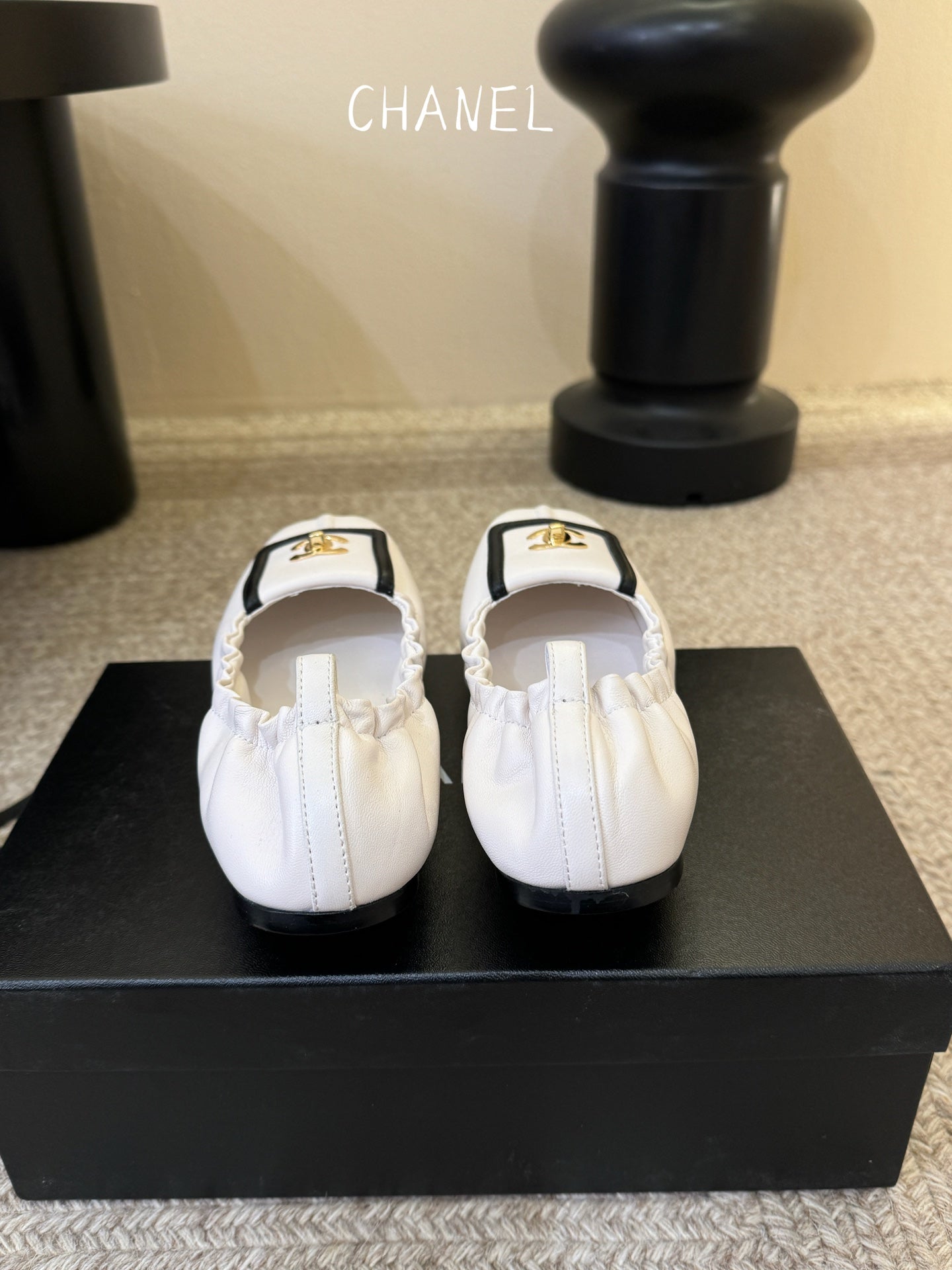 Chanel 2026 Ballet Flats Sheepskin 835635