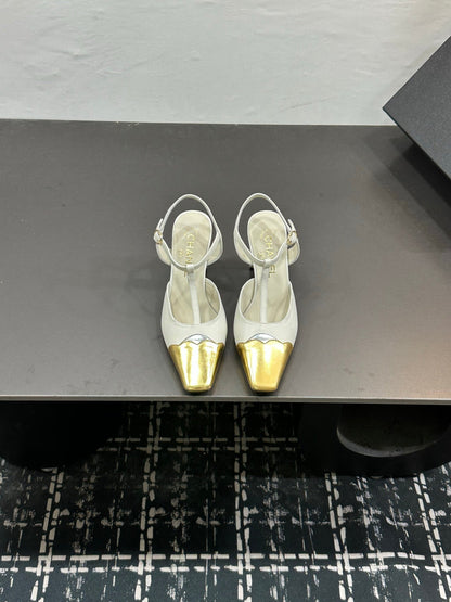 Chanel 2026 Slingback Pumps Leather Sheepskin 832516
