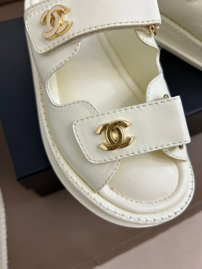 Chanel 2026 Slipper Women's Open Sandals Leather 779323