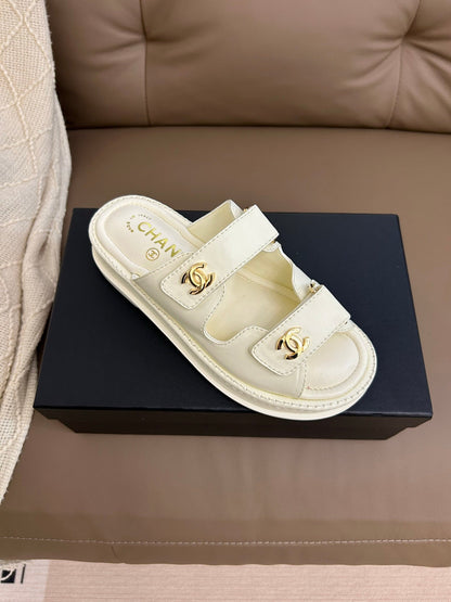 Chanel 2026 Slipper Women's Open Sandals Leather 779323