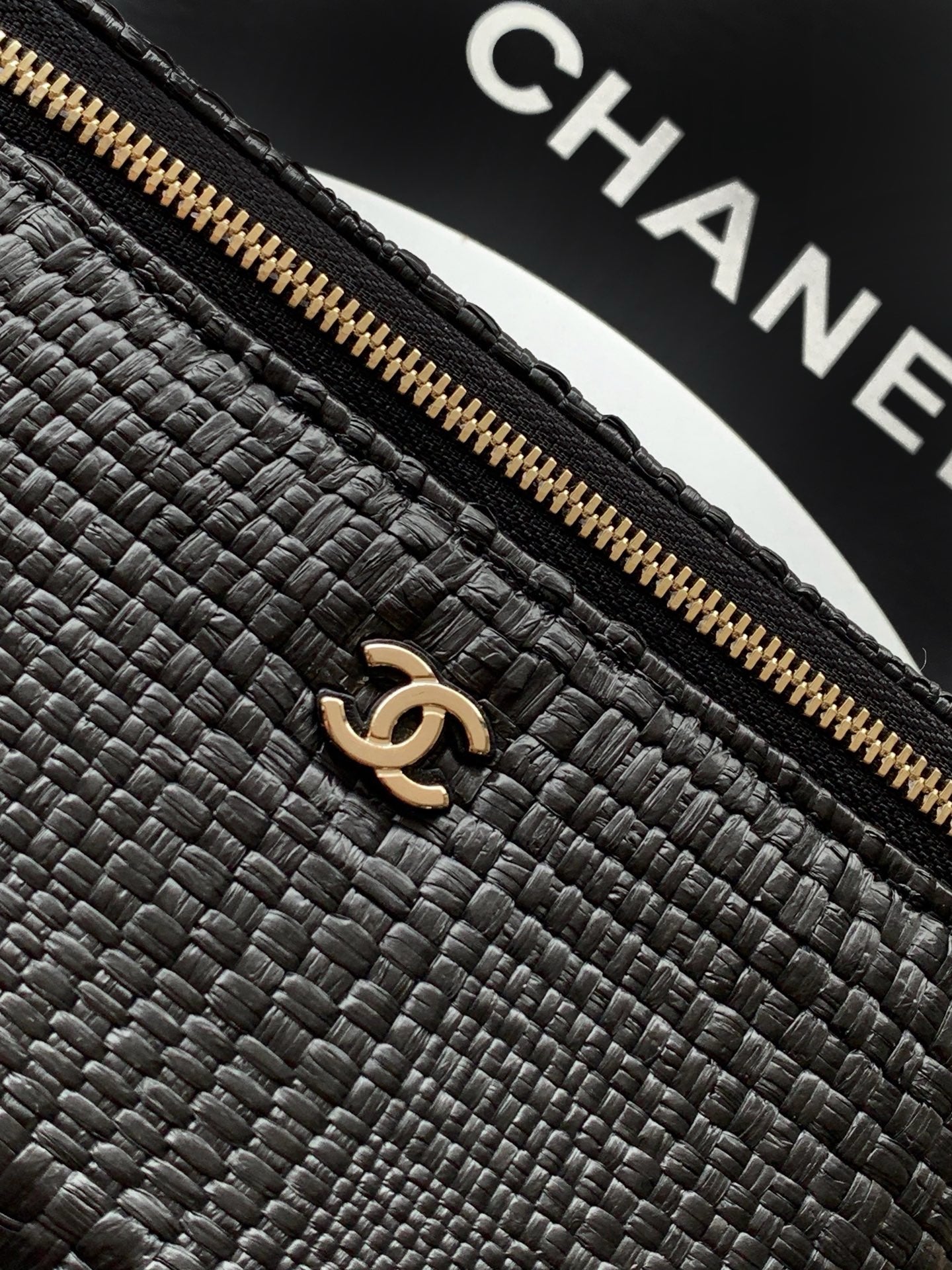 Chanel 2026 Box Bag 19.5cm Straw Leather 157109