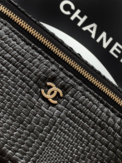 Chanel 2026 Box Bag 19.5cm Straw Leather 157109