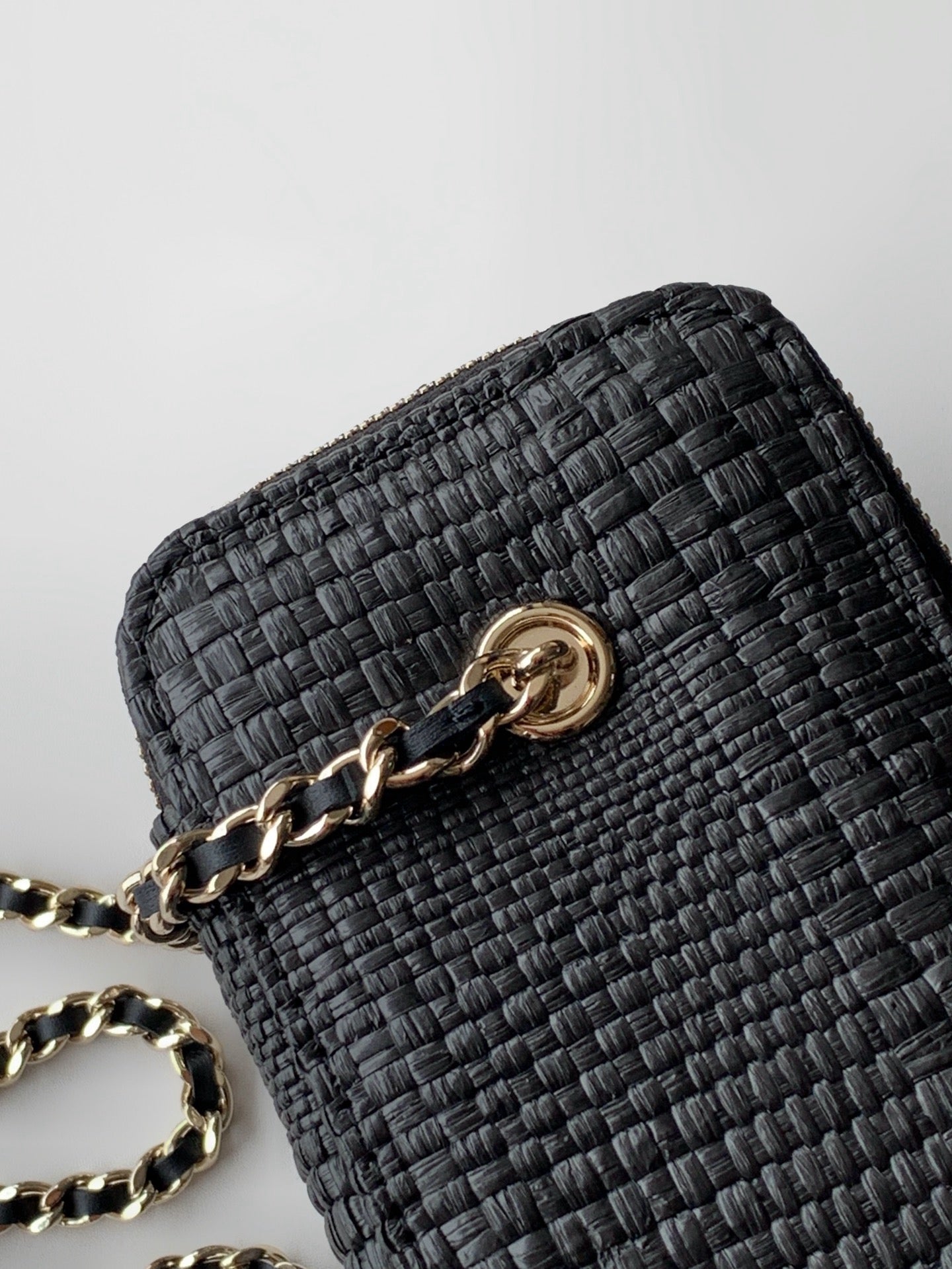 Chanel 2026 Box Bag 19.5cm Straw Leather 157109