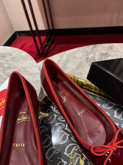 Christian Louboutin Sweetie Jane Ballet Flat Patent Leather 825312