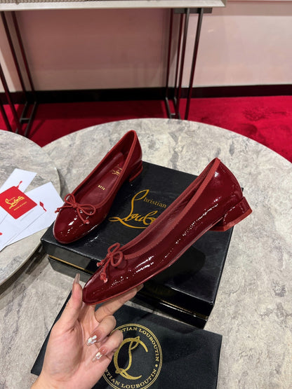 Christian Louboutin Sweetie Jane Ballet Flat Patent Leather 825312