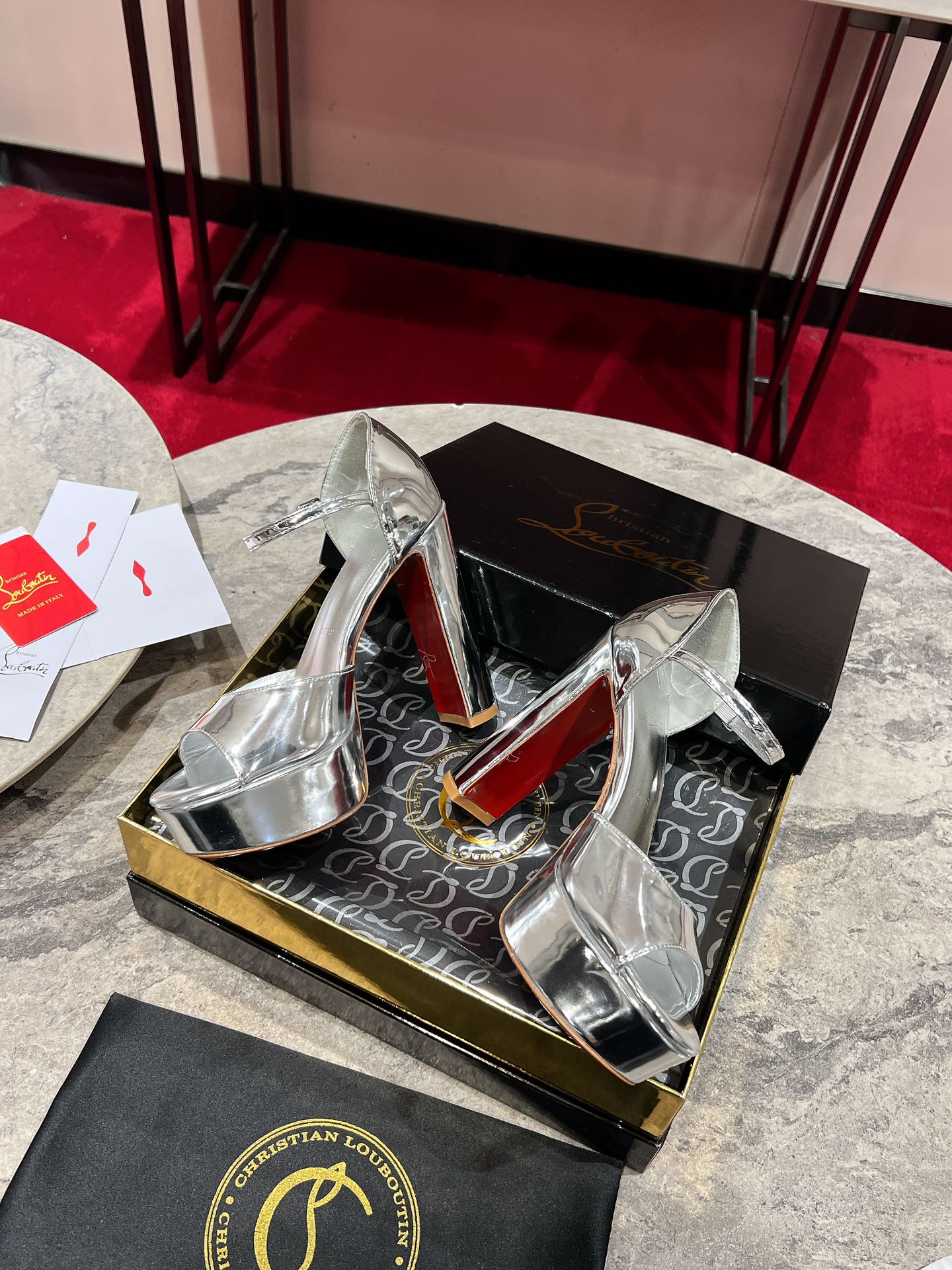 Christian Louboutin Movida Jane Platform 130mm Sandals 825363