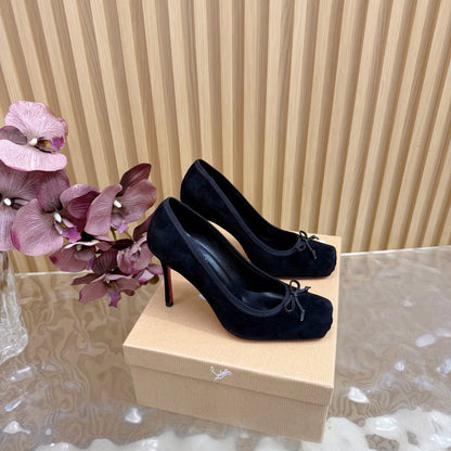 Christian Louboutin 2026 Cassia Nodo 100mm Pumps Crepe-Satin 776028