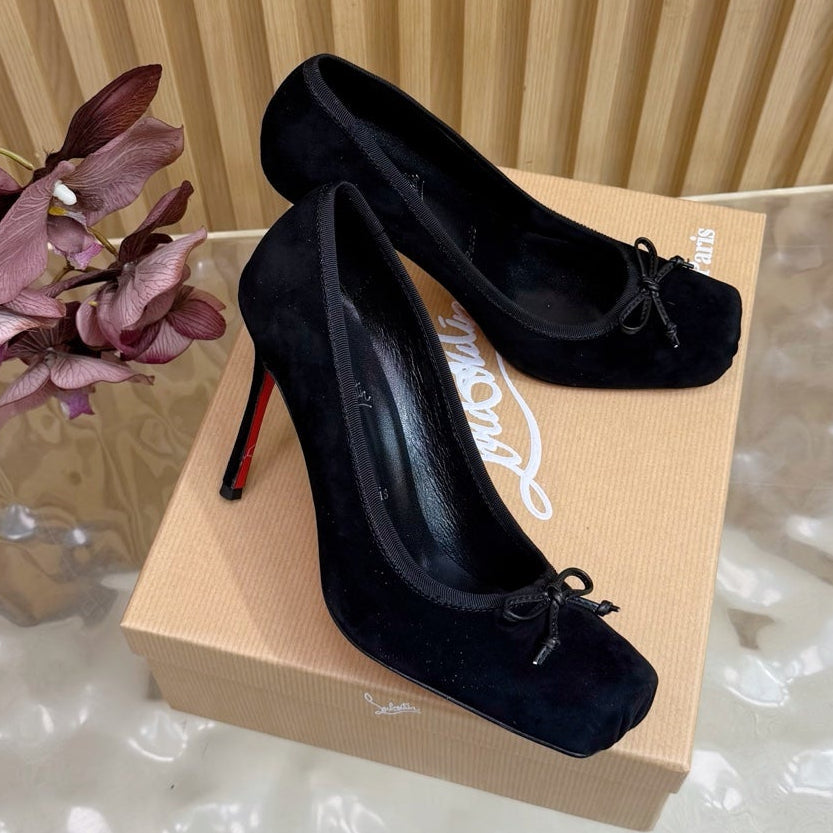 Christian Louboutin 2026 Cassia Nodo 100mm Pumps Crepe-Satin 776028