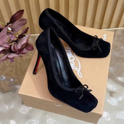 Christian Louboutin 2026 Cassia Nodo 100mm Pumps Crepe-Satin 776028