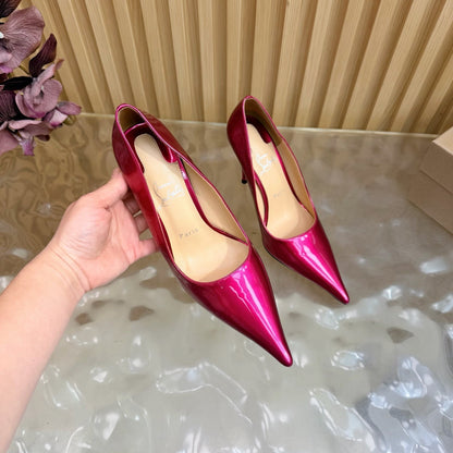 Christian Louboutin 2026 Miss Z 100mm Pumps Pearlescent Patent Leather 776030