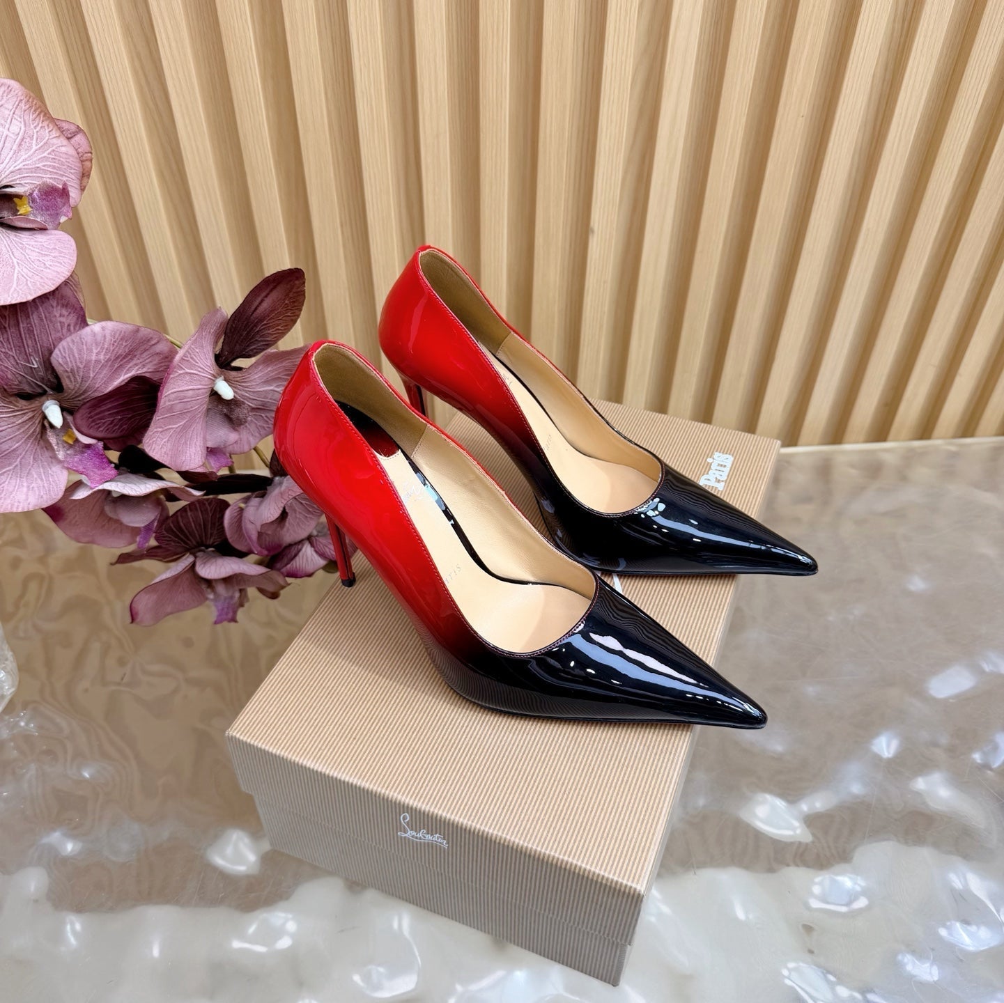 Christian Louboutin 2026 Kate 100mm Pumps Patent Leather 776036