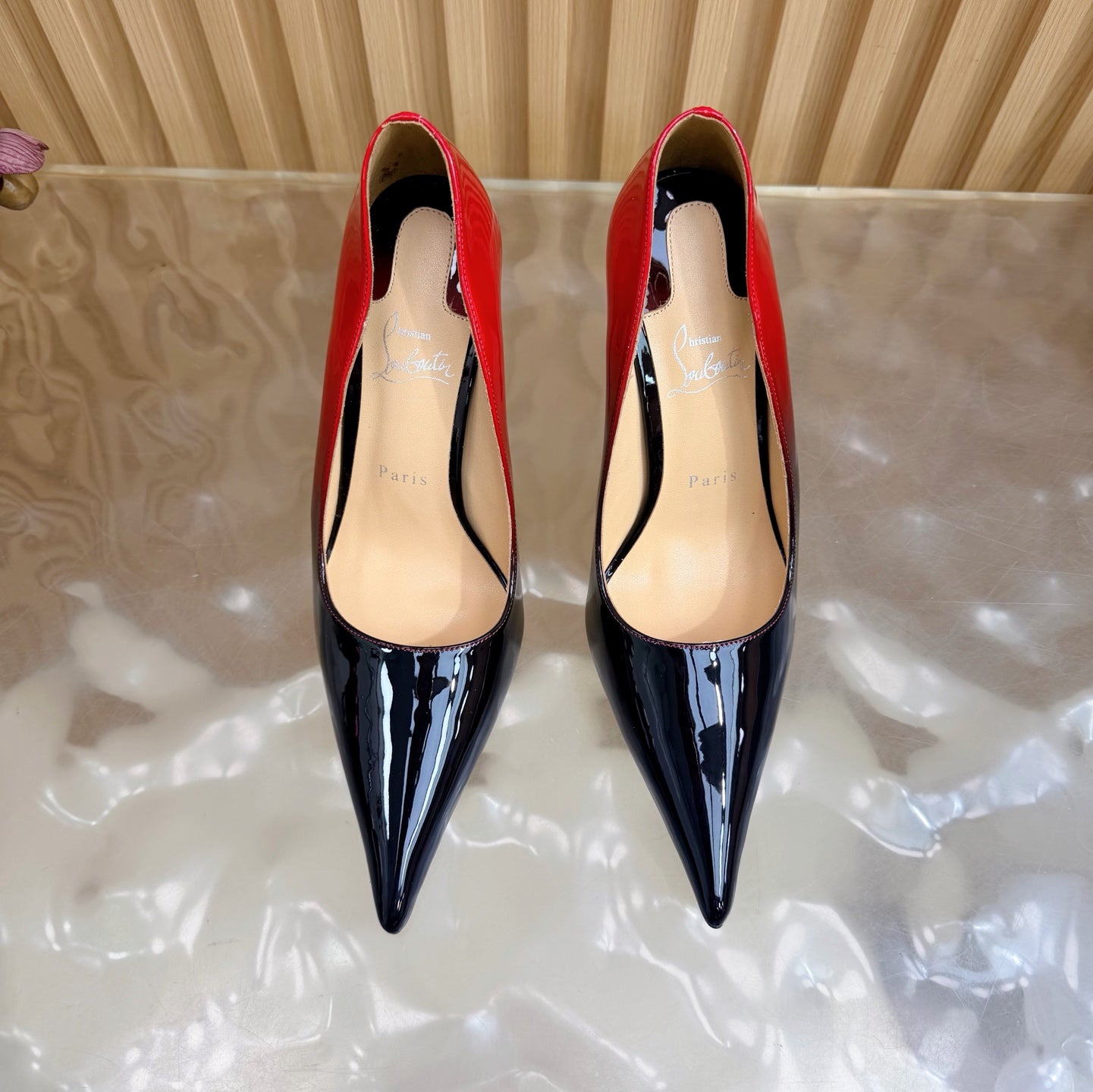 Christian Louboutin 2026 Kate 100mm Pumps Patent Leather 776036