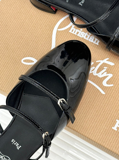Christian Louboutin 2026 Jane Nina Mules Patent Leather 785434