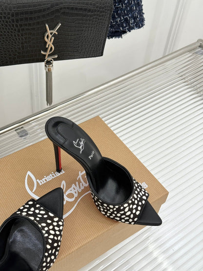 Christian Louboutin 2026 Apostropha High-Heeled Mules 80mm 785429