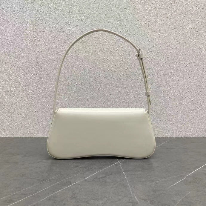 Celine 2026 Lola Bag 28cm White Calfskin 283621