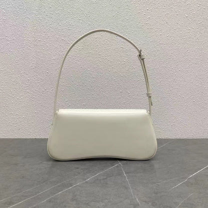 Celine 2026 Lola Bag 28cm White Calfskin 283621